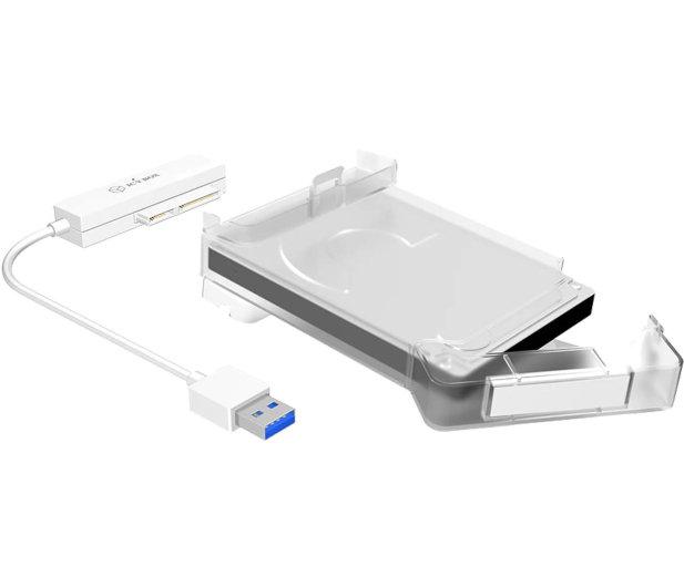 ICY BOX Obudowa do dysku 2.5" (USB 3.0, transparentny) IB-AC703-U3 - 334380 - zdjęcie 3